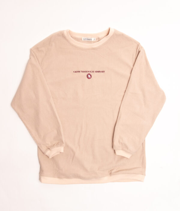 Lightweight Embroidered Corduroy Crewneck - Image 5