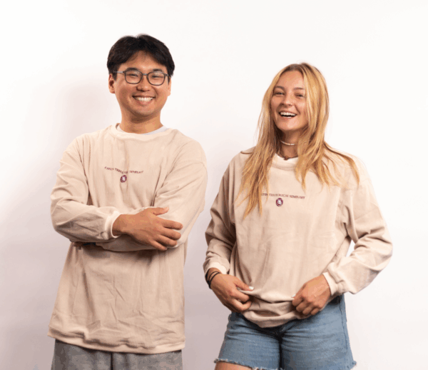 Lightweight Embroidered Corduroy Crewneck - Image 2