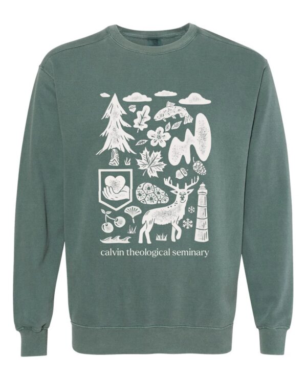 Michigan Woodblock Crewneck - Image 4