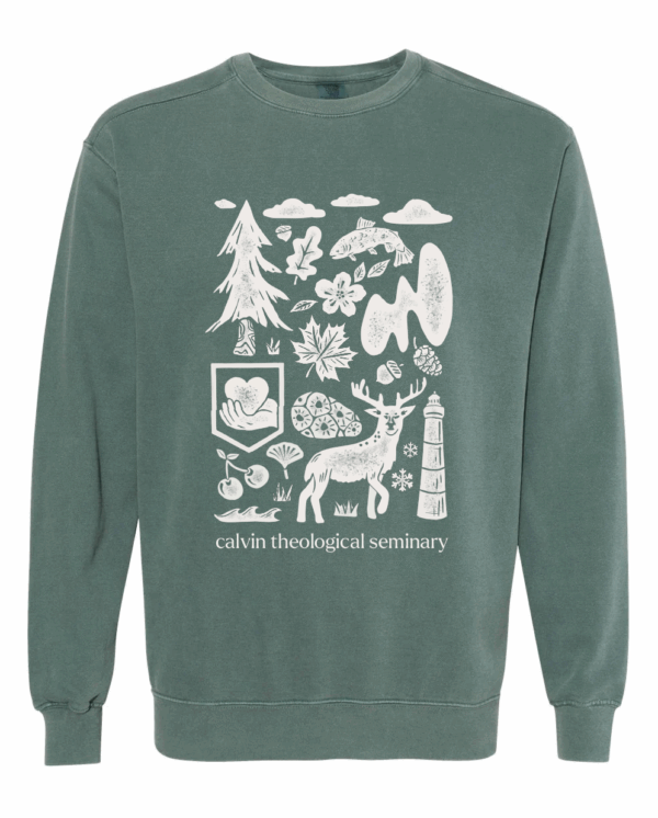 Michigan Woodblock Crewneck - Image 4