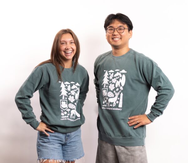 Michigan Woodblock Crewneck